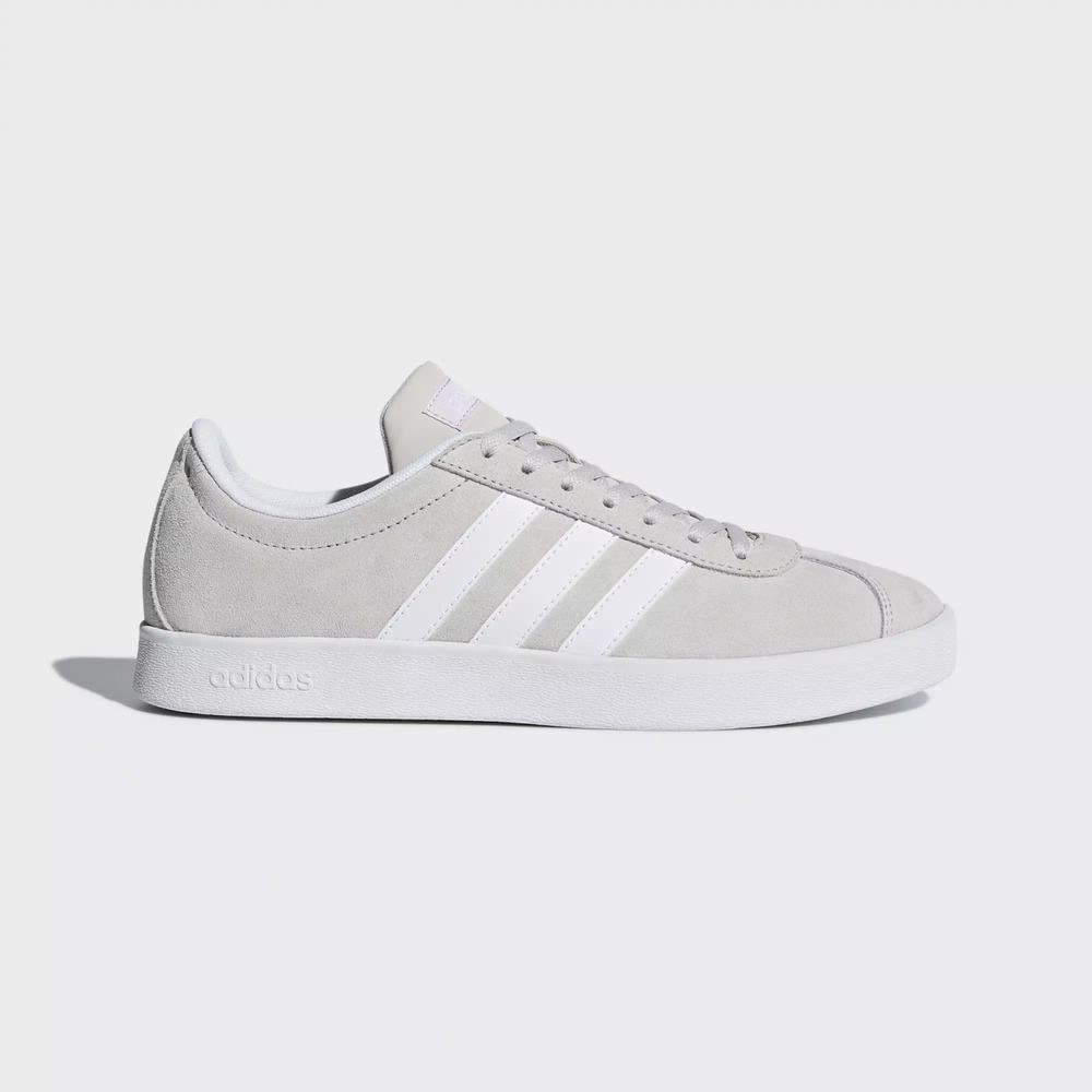Adidas VL Court 2.0 Tenis Blancos Para Mujer (MX-83764)